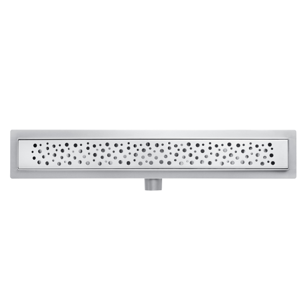 Maskownica dekoracyjna do odpływu liniowego Bubbles 70 cm BASIC Decor Inox