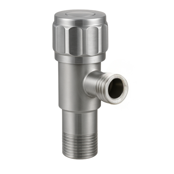 Zawór kątowy grzybkowy model 2 INOX 1/2 x 3/8