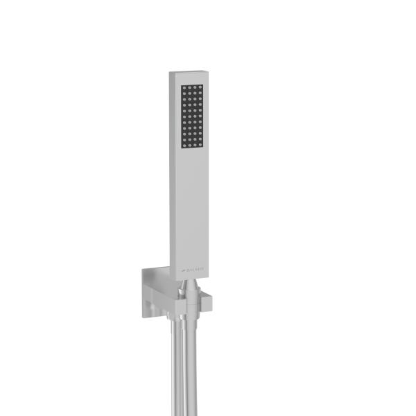 Bateria prysznicowa ścienna zestaw z kwadratową deszczownicą INOX