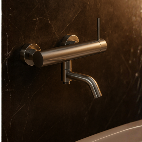 Bateria wannowa kran do wanny luksusowa KOLOR INOX