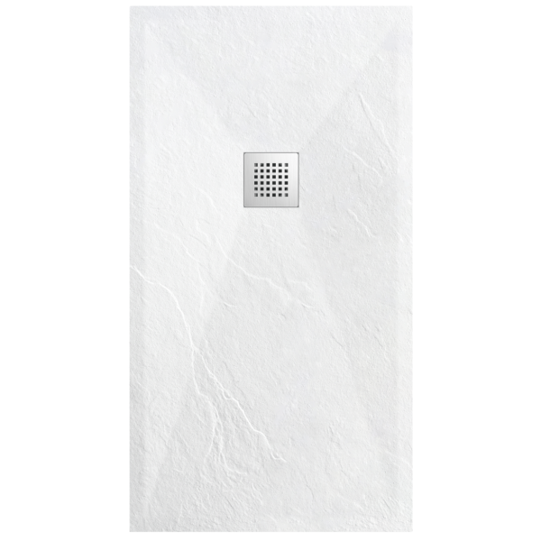 Brodzik kompozytowy F" Biały 90x140x2,5" Stone Tray