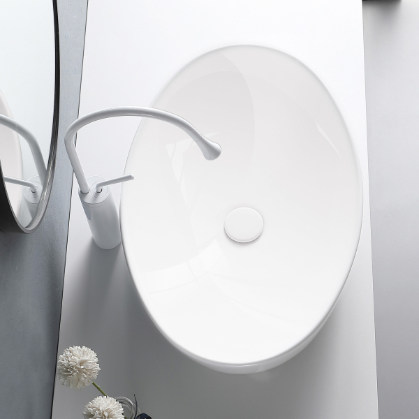 Umywalka nablatowa ceramiczna LILI