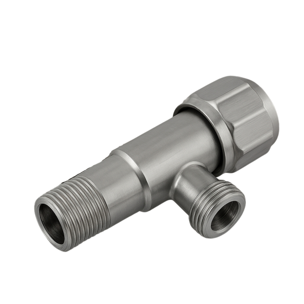 Zawór kątowy grzybkowy model 2 INOX 1/2 x 3/8