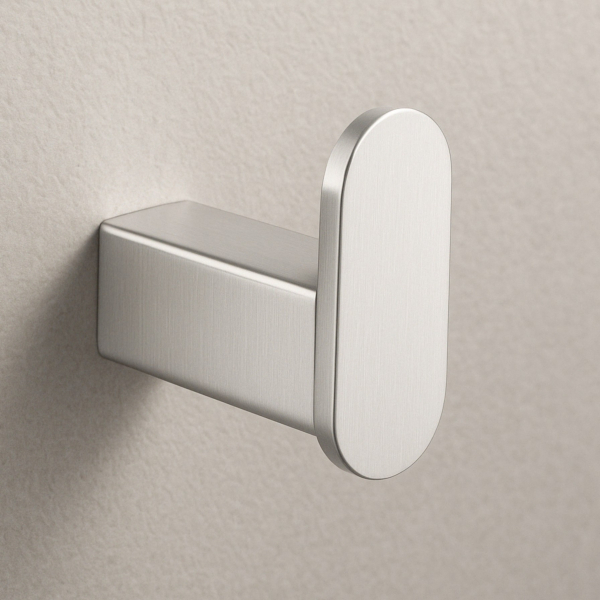 WIESZAK ŁAZIENKOWY HACZYK DO ŁAZIENKI NA RĘCZNIKI QARX model 1 - INOX