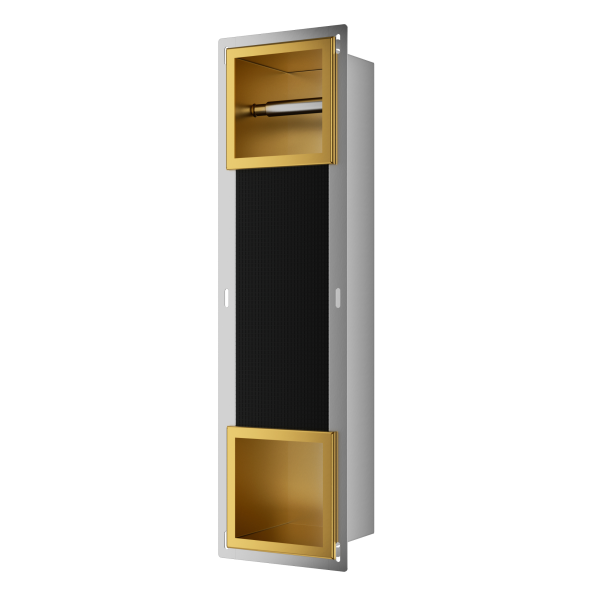 Magazynek z podajnikiem papieru złoty WALL-BOX PAPER 2 Gold