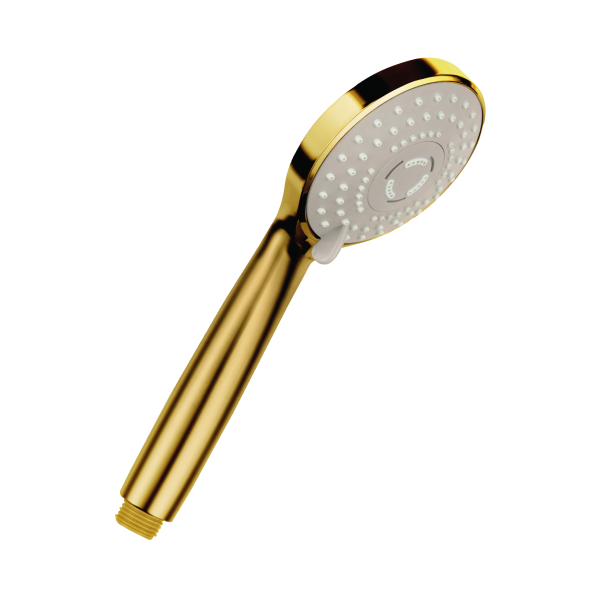 Słuchawka prysznicowa 3-Funkcyjna okrągła ZŁOTA