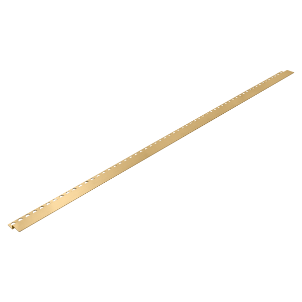 Listwa spadkowa podłogowa czołowa 130 cm złota