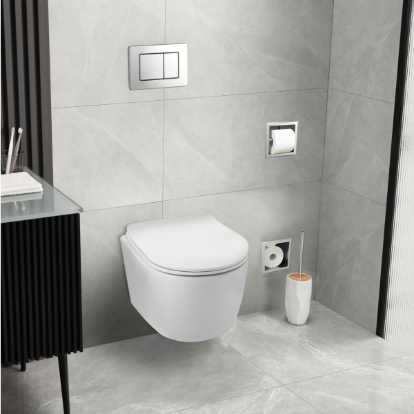 Miska podwieszana LUXA WC biała tornado
