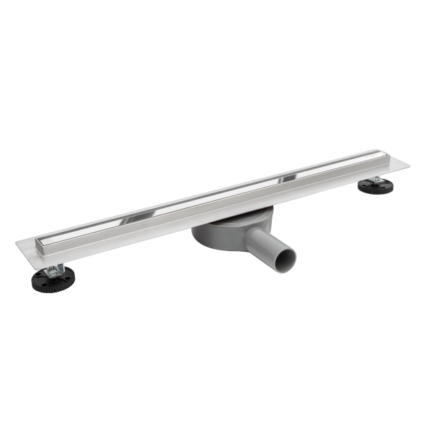 Odpływ liniowy wąski 80 cm chrom lustrzany Slim&Low ProLine Mirror Silver