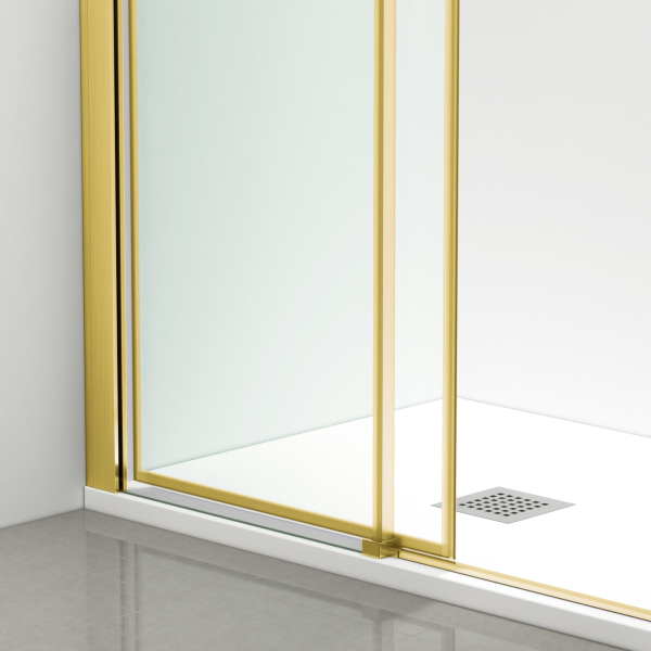 Kabina prysznicowa rozsuwana Rio - ZŁOTY 90x90 cm