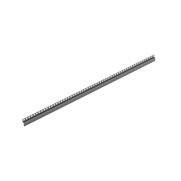 Listwa spadkowa podłogowa czołowa 130 cm Ciemnoszara