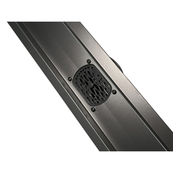 Odpływ liniowy z obrotowym syfonem czarny 100 cm BASIC 360 Drain Black