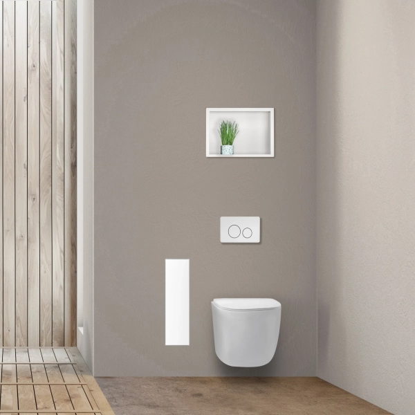 Schowek na szczotkę WC 