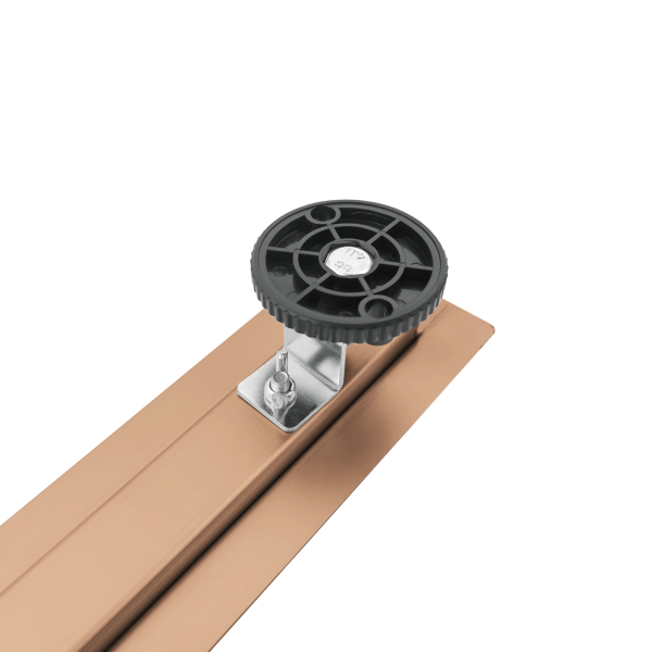 Odpływ liniowy różowo złoty wąski rose gold 90 cm BASIC S&L