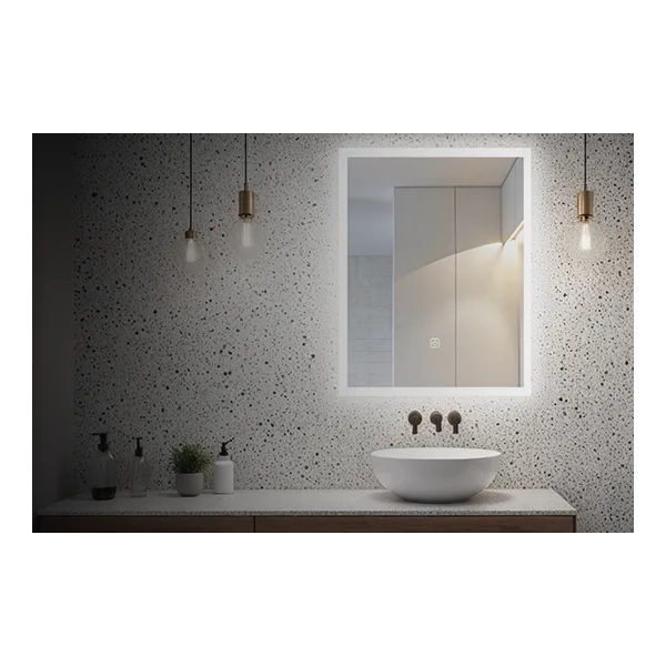 Lustro podświetlane 50x70 cm COSMO- Antypara, Ściemnianie, Zmiana Barwy