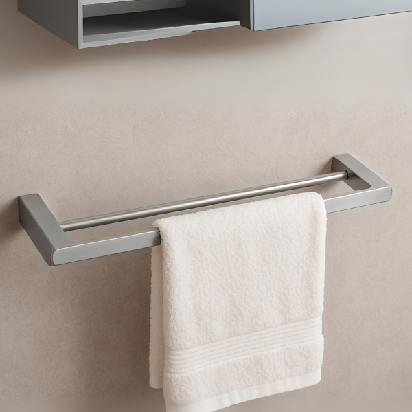 WIESZAK ŚCIENNY ŁAZIENKOWY DO ŁAZIENKI NA RĘCZNIKI QARX model 3 - INOX