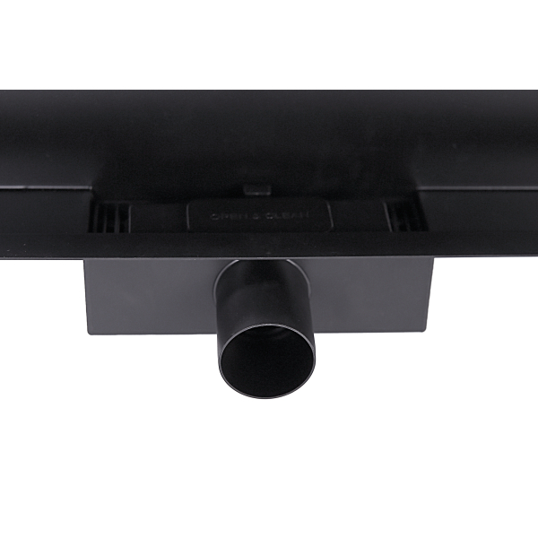 Odpływ liniowy ścienny czarny 80 cm BASIC Wall Black