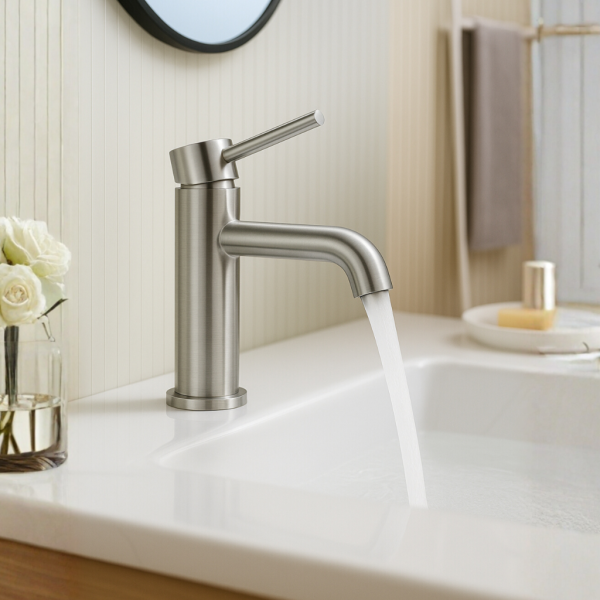 Bateria umywalkowa Kran do umywalki stojąca INOX