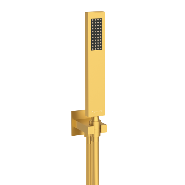 Słuchawka prysznicowa prostokątna Złota