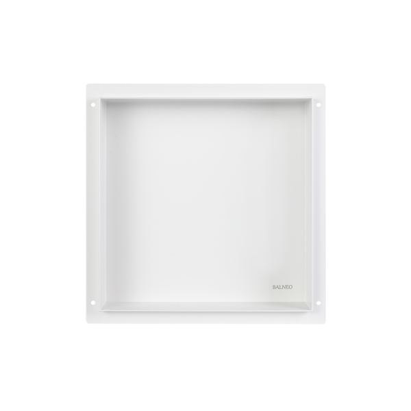 Półka wnękowa bezramkowa biała 30x30x10 cm WALL-BOX No Rim White