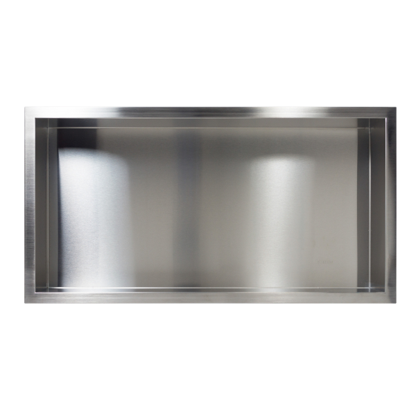 Półka wnękowa łazienkowa prysznicowa INOX 60x30x7 cm